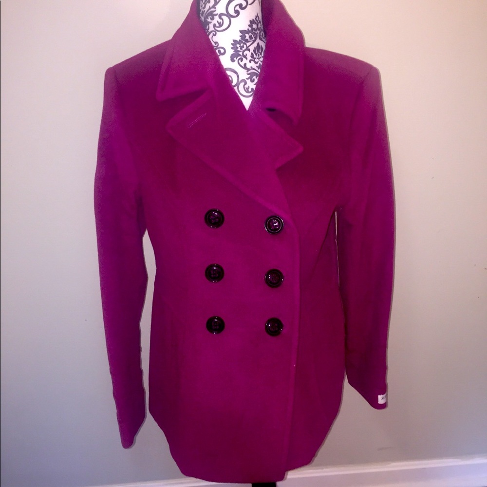 St Johns Bay Wool cashmere double breasted coat
